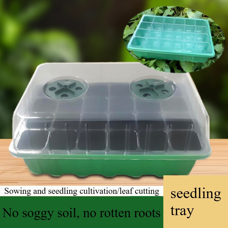 Dome Propagation Kit - 1/5-Piece Seedling Tray Kit - 24