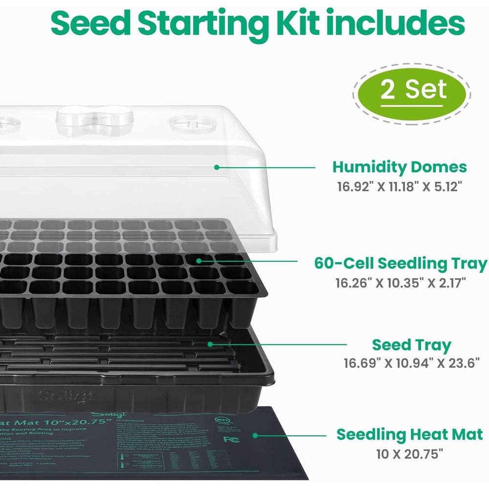 60-Cell Seed Starter Kit - See - Dome Propagation Kit incelemesi ve fiyatı