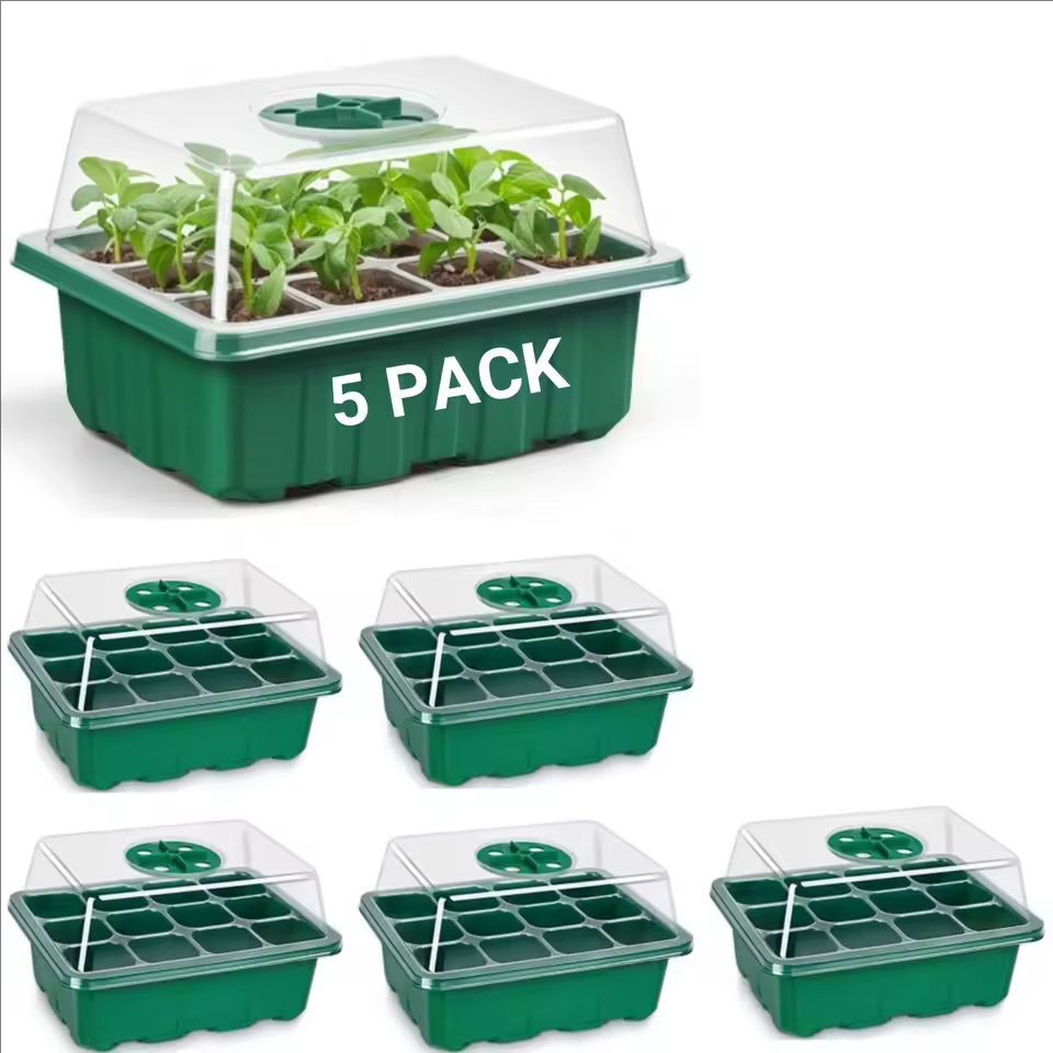 10pcs/5pcs Seedling Trays Seed - Dome Propagation Kit incelemesi ve fiyatı