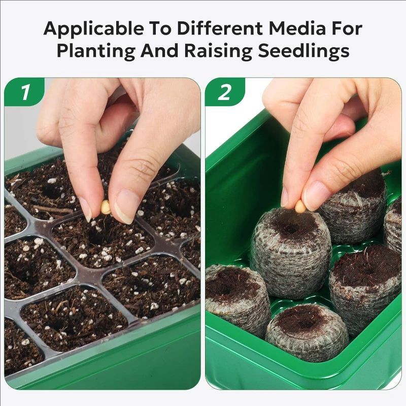 10pcs/5pcs Seedling Trays Seed - Dome Propagation Kit incelemesi ve fiyatı