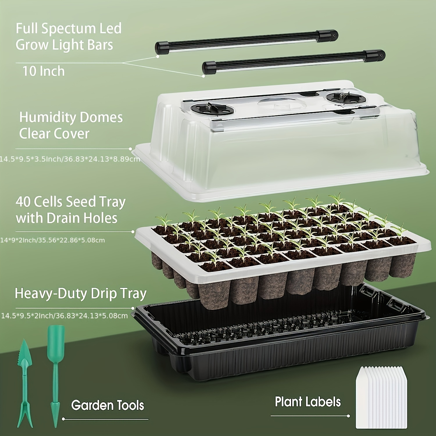 40/Cell Seed Starter Kit with  - Dome Propagation Kit incelemesi ve fiyatı