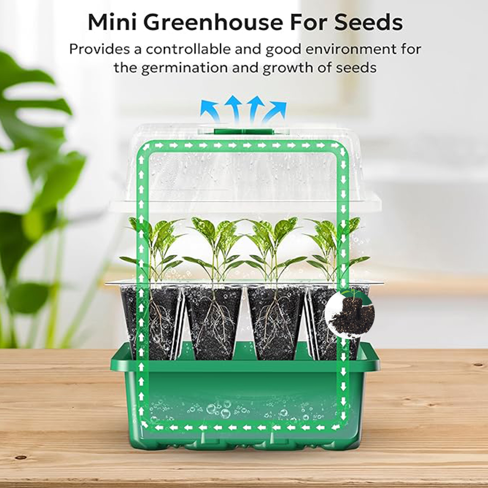 10pcs/set Seedling Trays Seed  - Dome Propagation Kit incelemesi ve fiyatı